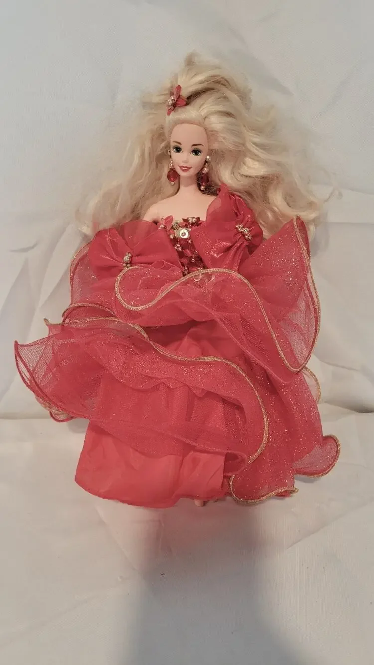 Vintage Barbie Doll 1976 Head 1966 Twist N Turn Body Pink Ball Gown Dress...